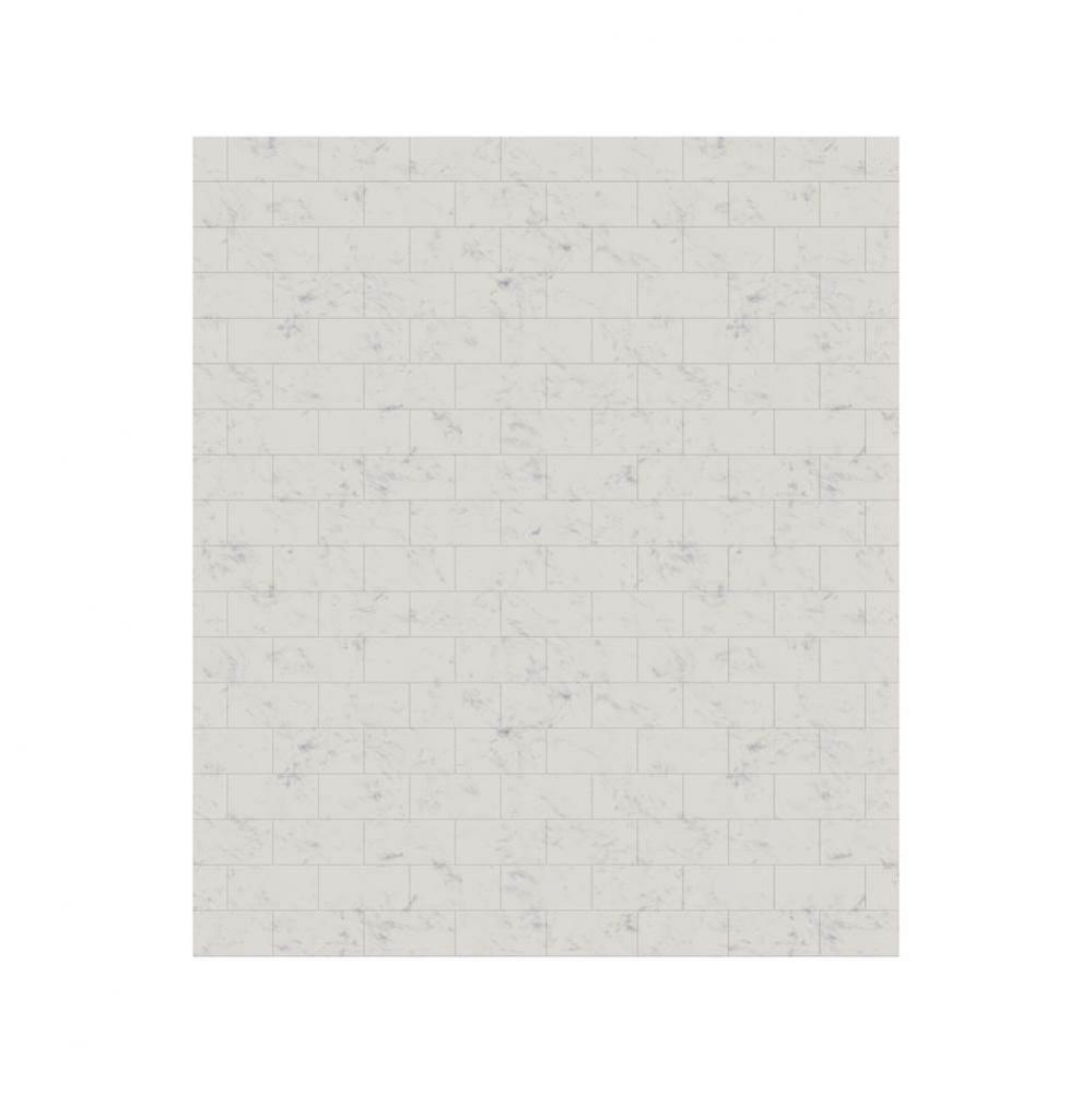 MTMK-7262-1 62 x 72 Swanstone&#xae; Metro Subway Tile Glue up Bathtub and Shower Single Wall Panel