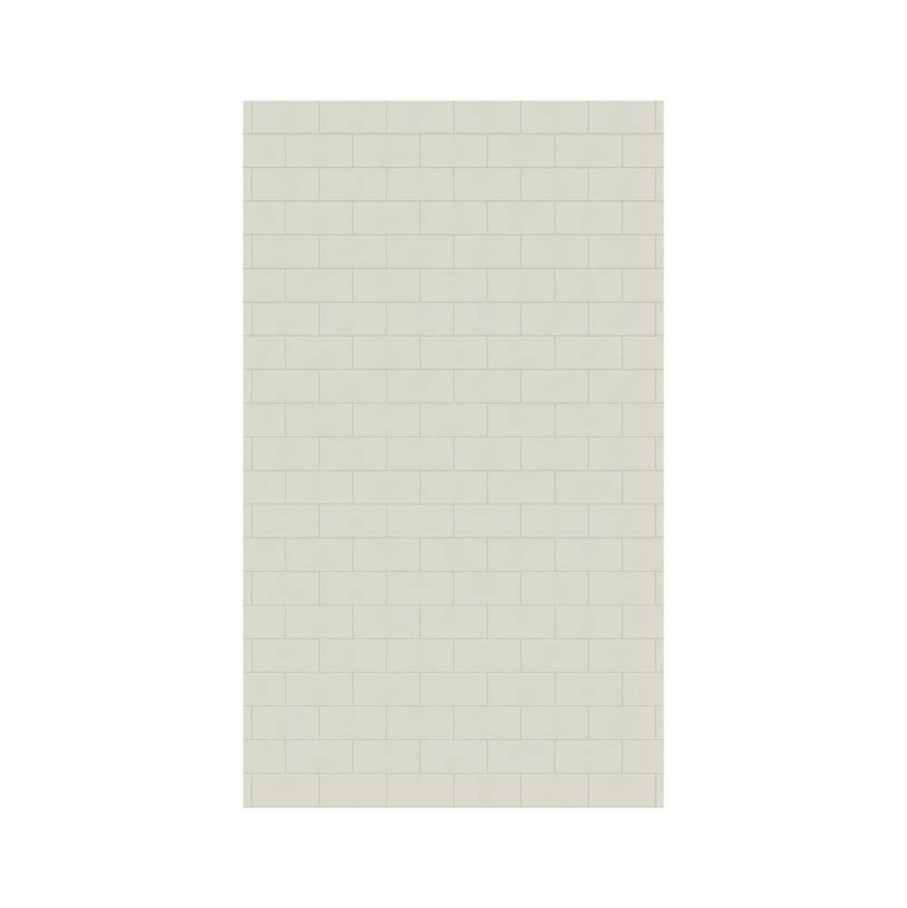 MTMK-8450-1 50 x 84 Swanstone&#xae; Metro Subway Tile Glue up Bathtub and Shower Single Wall Panel