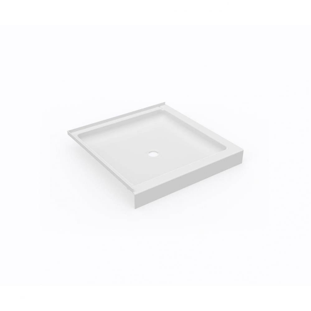 SS-36DTF 36 x 36 Swanstone&#xae; Corner Shower Pan with Center Drain in White