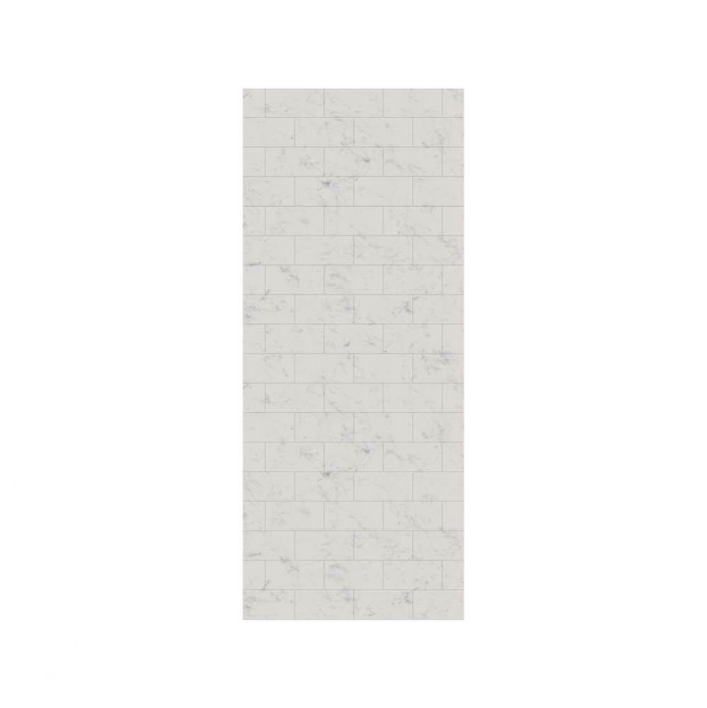 MTMK-7230-1 30 x 72 Swanstone&#xae; Metro Subway Tile Glue up Bathtub and Shower Single Wall Panel