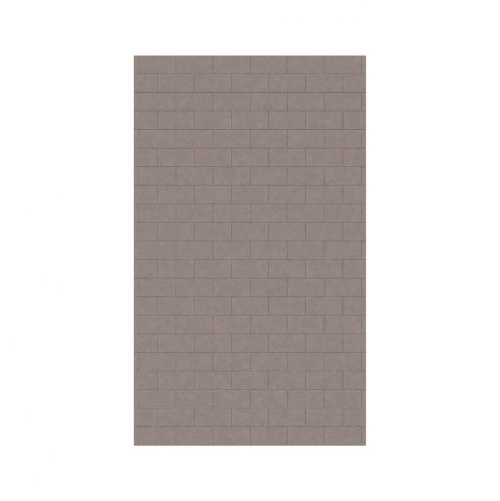 MTMK-8450-1 50 x 84 Swanstone&#xae; Metro Subway Tile Glue up Bathtub and Shower Single Wall Panel