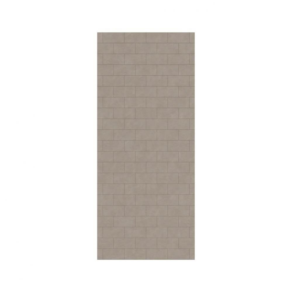 MTMK-8438-1 38 x 84 Swanstone&#xae; Metro Subway Tile Glue up Bathtub and Shower Single Wall Panel