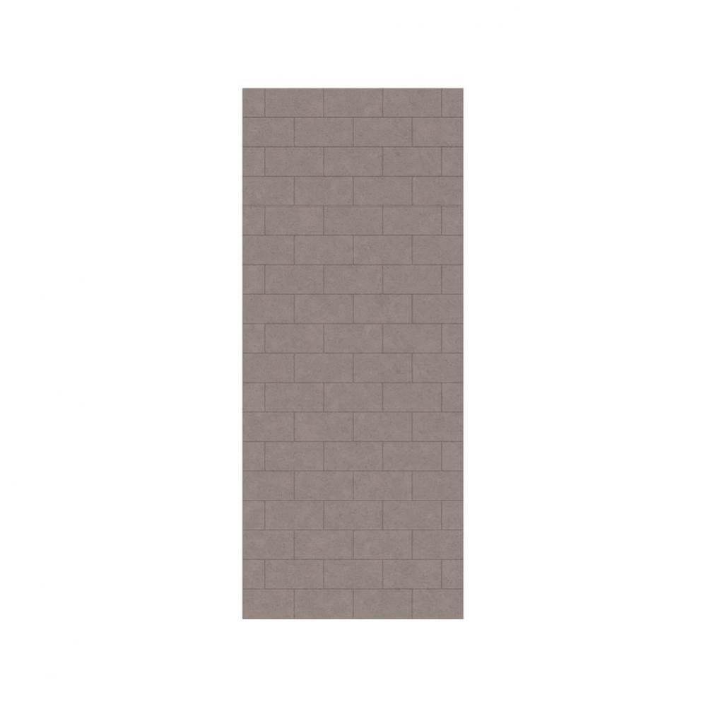 MTMK-7232-1 32 x 72 Swanstone&#xae; Metro Subway Tile Glue up Bathtub and Shower Single Wall Panel