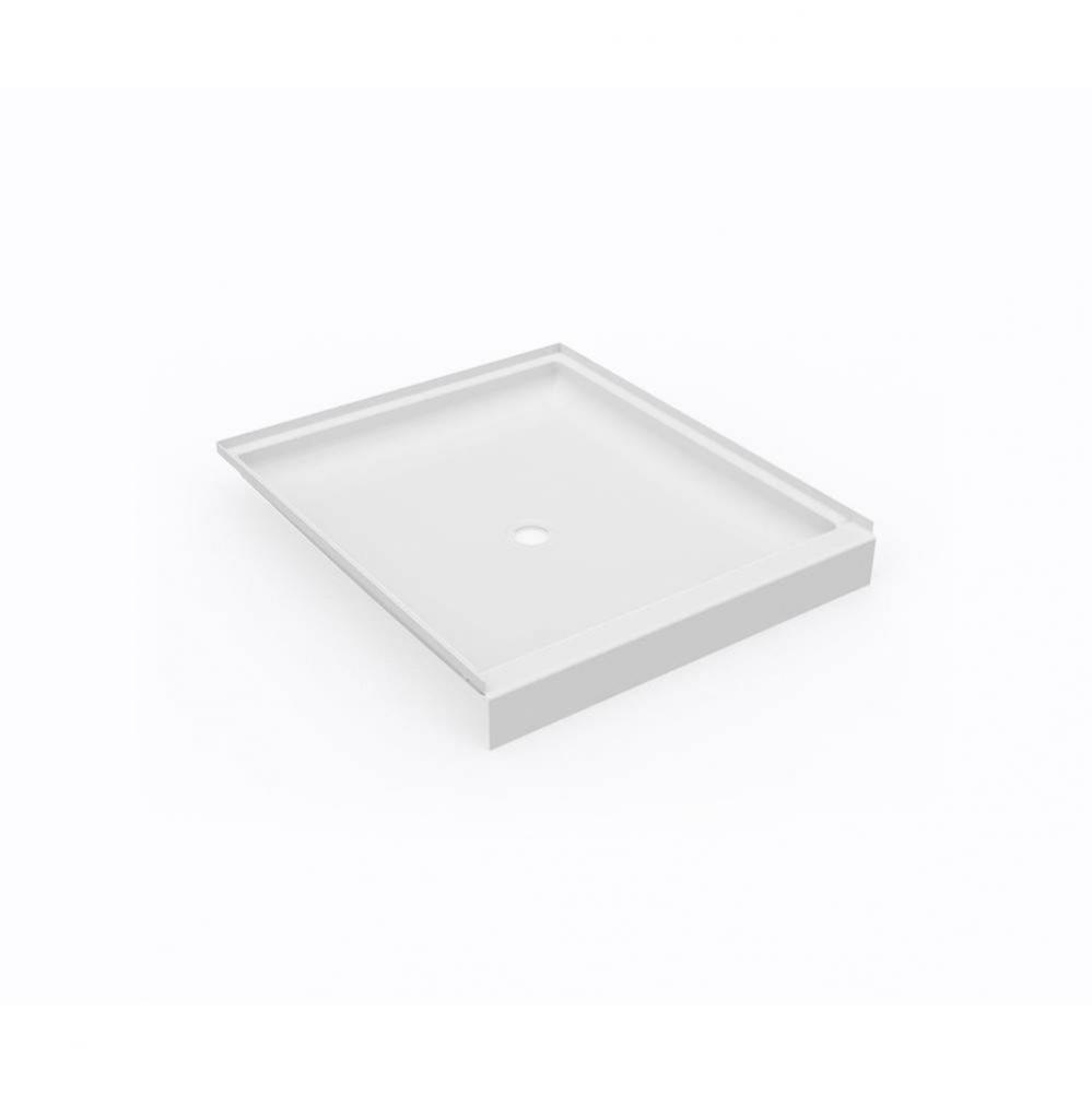 SS-4236 42 x 36 Swanstone&#xae; Alcove Shower Pan with Center Drain in White