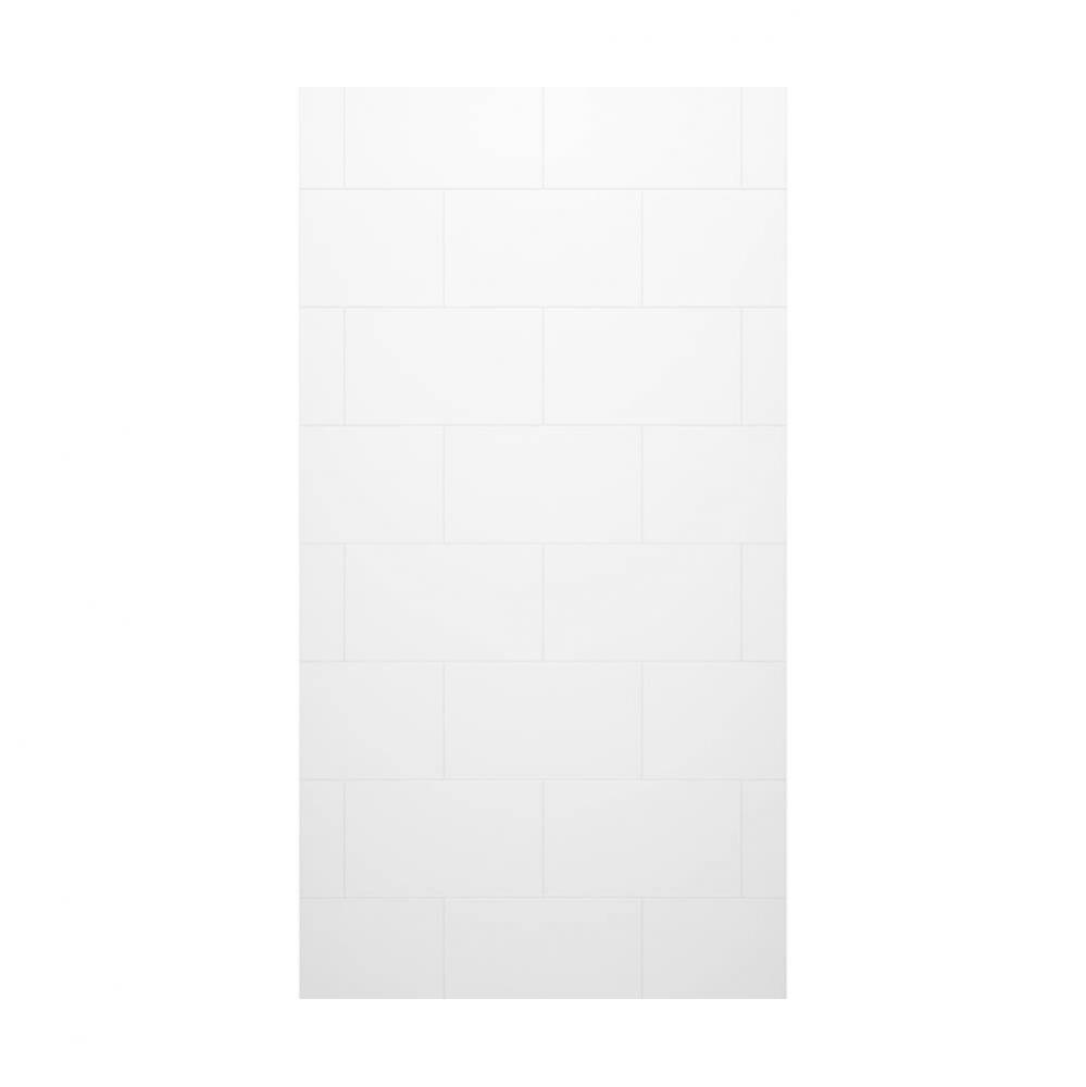 TSMK-9650-1 50 x 96 Swanstone&#xae; Traditional Subway Tile Glue up Bathtub and Shower Single Wall