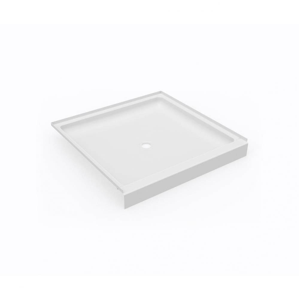 SS-4242 42 x 42 Swanstone&#xae; Alcove Shower Pan with Center Drain in White