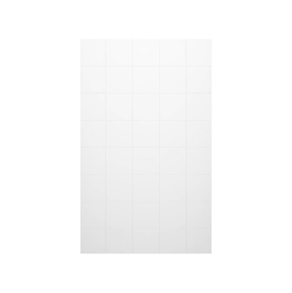 SSSQ-3696-1 36 x 96 Swanstone&#xae; Square Tile Glue up Bath Single Wall Panel in White