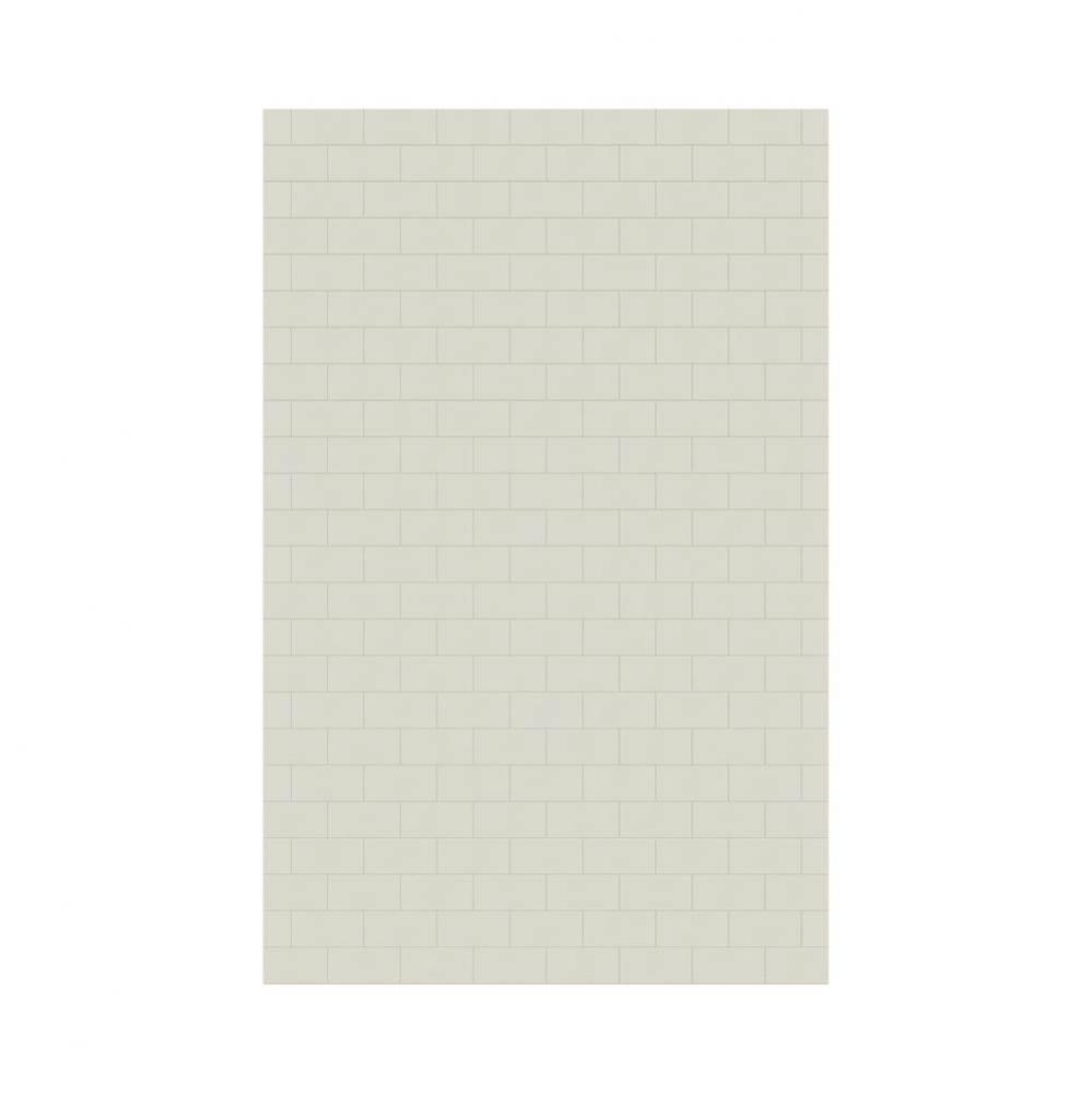 MTMK-9662-1 62 x 96 Swanstone&#xae; Metro Subway Tile Glue up Bathtub and Shower Single Wall Panel