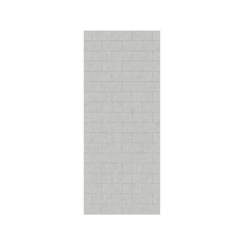 MTMK-7230-1 30 x 72 Swanstone&#xae; Metro Subway Tile Glue up Bathtub and Shower Single Wall Panel