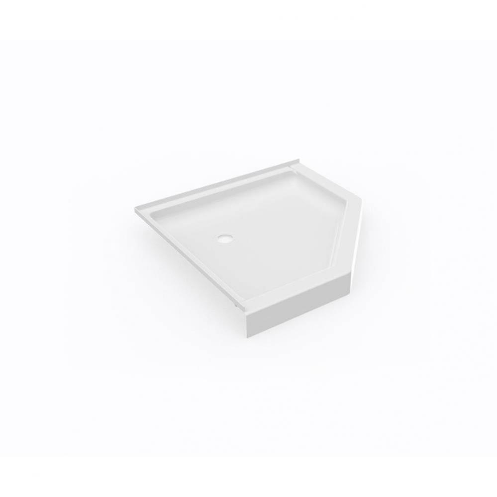 SS-38NEO 38 x 38 Swanstone&#xae; Corner Shower Pan with Center Drain in White