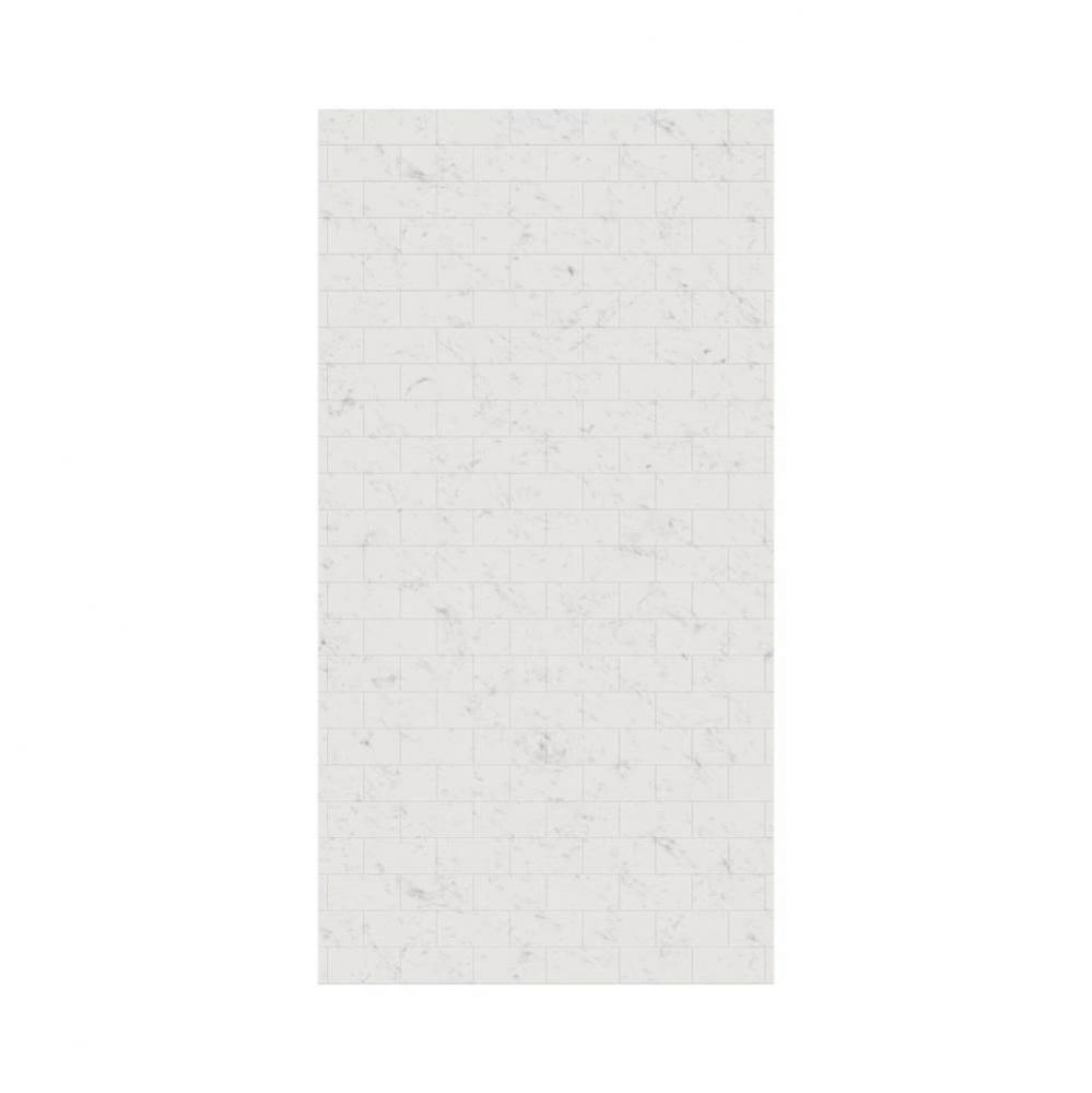 MTMK-9642-1 42 x 96 Swanstone&#xae; Metro Subway Tile Glue up Bathtub and Shower Single Wall Panel