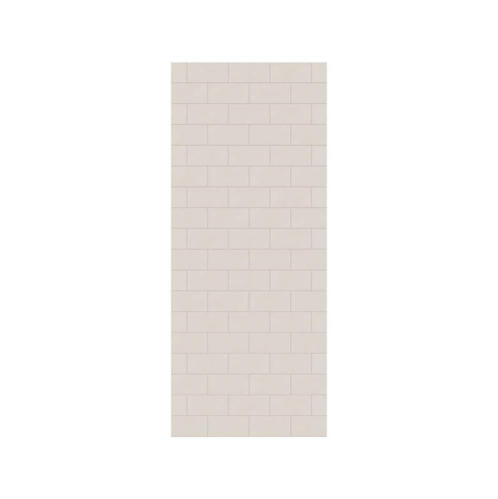 MTMK-7230-1 30 x 72 Swanstone&#xae; Metro Subway Tile Glue up Bathtub and Shower Single Wall Panel