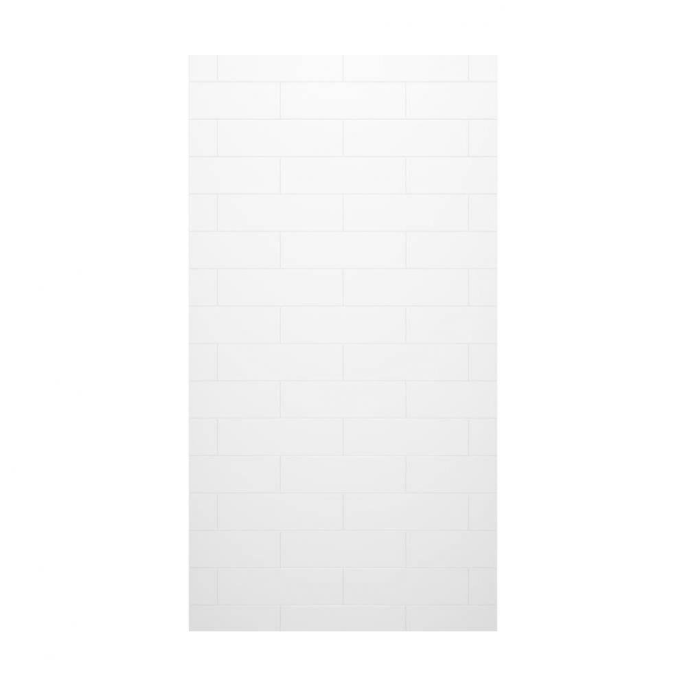 MSMK-8442-1 42 x 84 Swanstone&#xae; Modern Subway Tile Glue up Bathtub and Shower Single Wall Pane