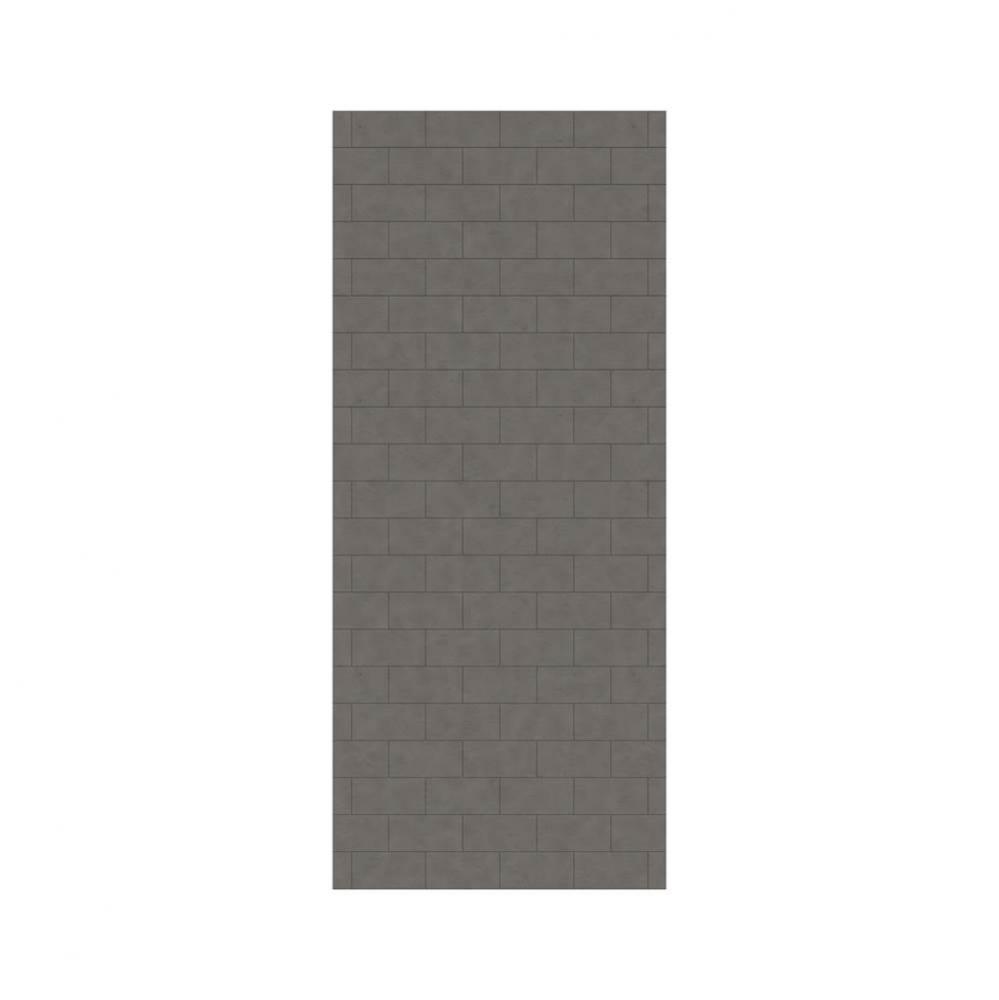 MTMK-8434-1 34 x 84 Swanstone&#xae; Metro Subway Tile Glue up Bathtub and Shower Single Wall Panel