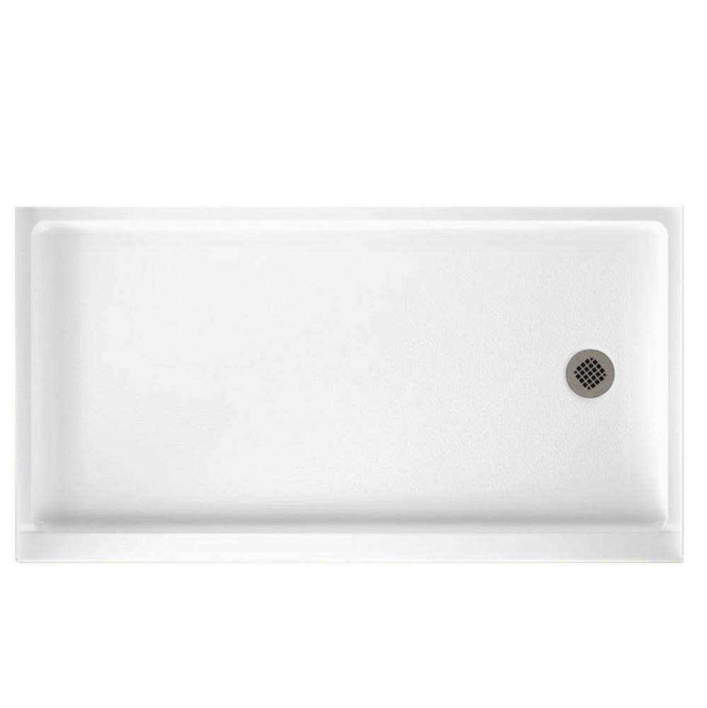 FR-3260RM 32 x 60 Veritek Alcove Shower Pan with Right Hand Drain in Bisque