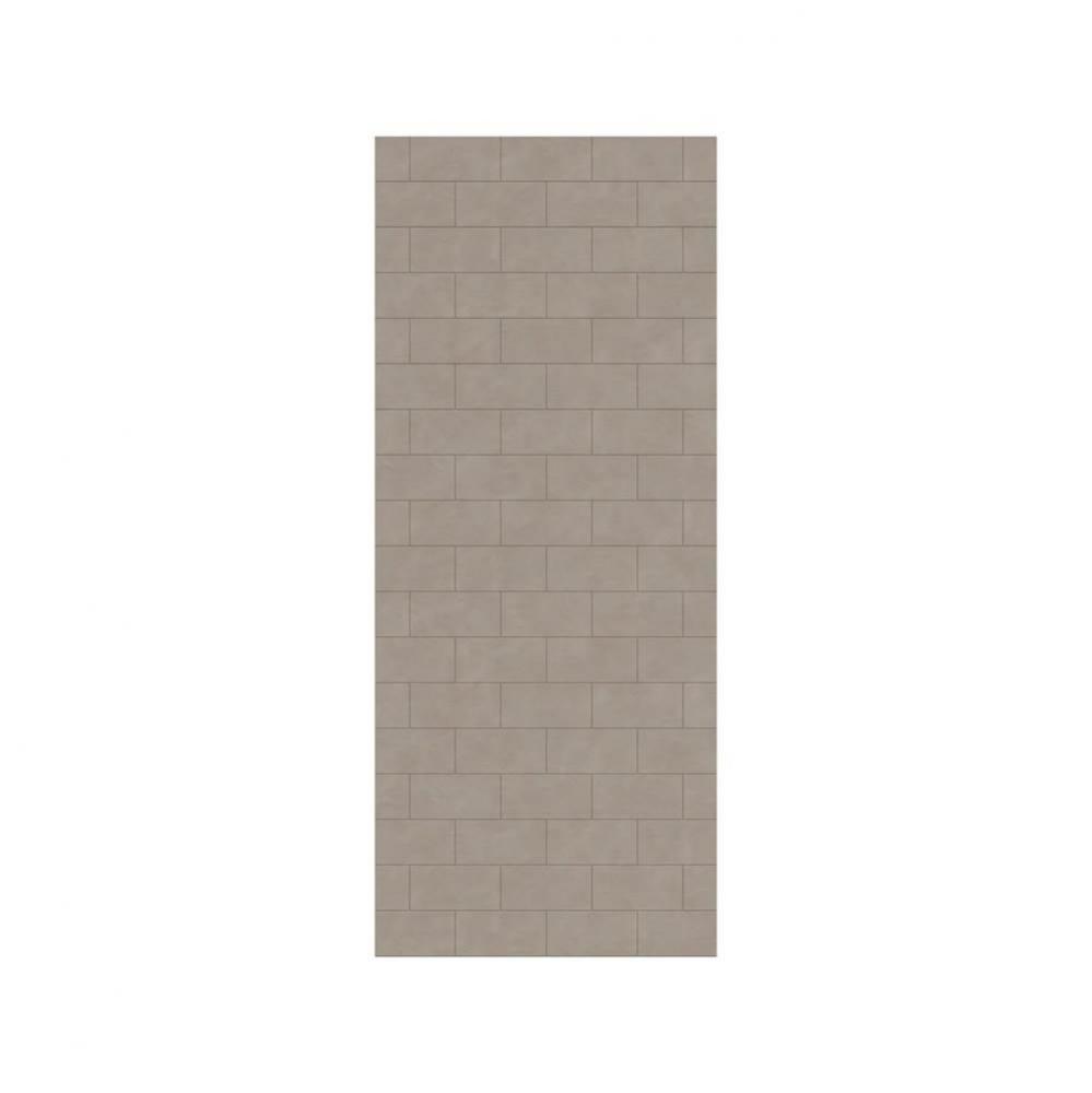 MTMK-7230-1 30 x 72 Swanstone&#xae; Metro Subway Tile Glue up Bathtub and Shower Single Wall Panel