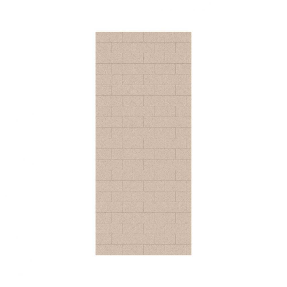 MTMK-8438-1 38 x 84 Swanstone&#xae; Metro Subway Tile Glue up Bathtub and Shower Single Wall Panel