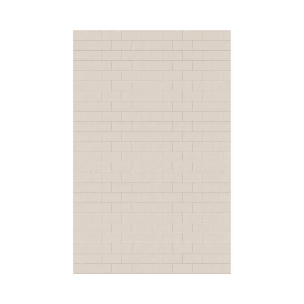 MTMK-9662-1 62 x 96 Swanstone&#xae; Metro Subway Tile Glue up Bathtub and Shower Single Wall Panel