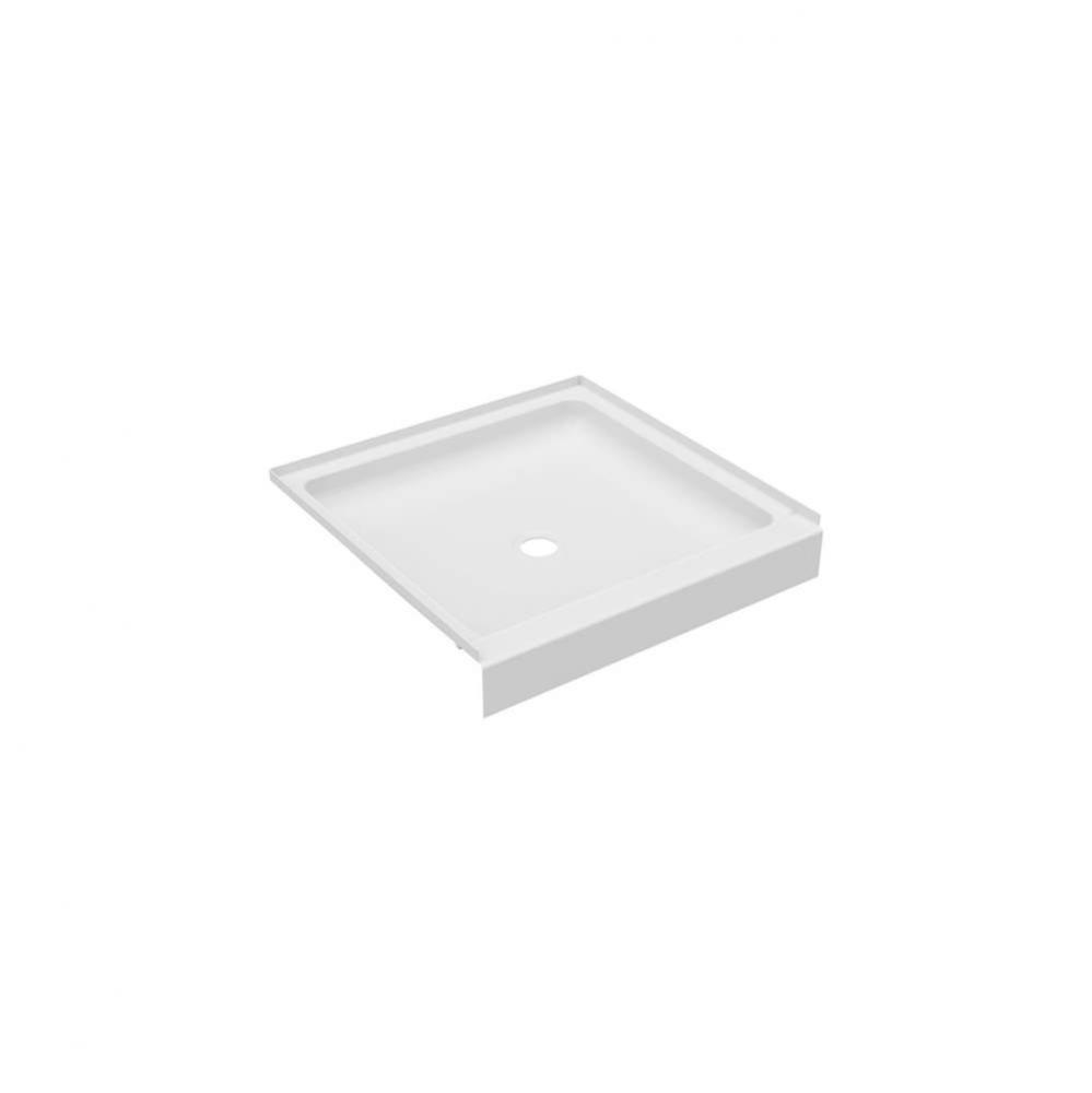 R-3232 32 x 32 Veritek Alcove Shower Pan with Center Drain in White