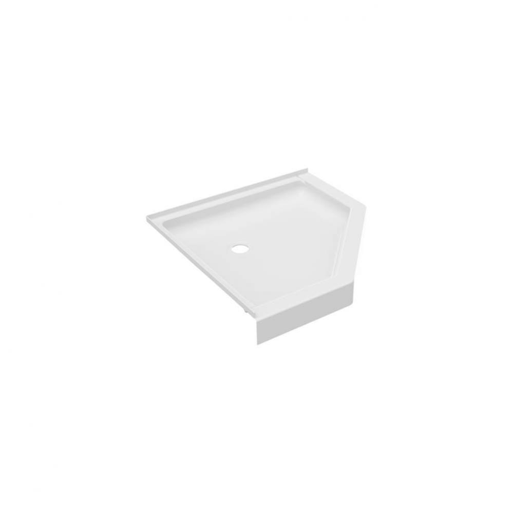 R-36NEO 36 x 36 Veritek Corner Shower Pan with Center Drain in White