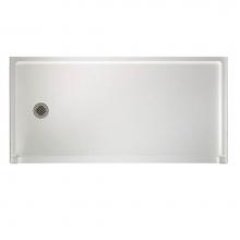 Swan FB03060RM.018 - FBF-3060 30 x 60 Veritek Alcove Shower Pan with Right Hand Drain in Bisque