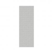 Swan MTMK8432.226 - MTMK-8432-1 32 x 84 Swanstone® Metro Subway Tile Glue up Bathtub and Shower Single Wall Panel