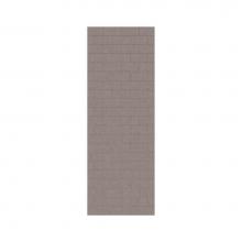 Swan MTMK8430.212 - MTMK-8430-1 30 x 84 Swanstone® Metro Subway Tile Glue up Bathtub and Shower Single Wall Panel