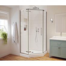 Swan MTMK9642.010 - MTMK-9642-1 42 x 96 Swanstone® Metro Subway Tile Glue up Bathtub and Shower Single Wall Panel