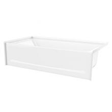 Swan VP6030CTMR.010 - VP6030CTML/R 60 x 30 Solid Surface Bathtub with Right Hand Drain in White