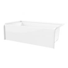 Swan VP6032CTMINL.010 - VP6032CTMINL/R 60 x 32 Solid Surface Bathtub with Left Hand Drain in White