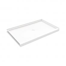 Swan FF03860ND.010 - R-3860 ANSI B Veritek Alcove Shower Base with Center Drain in White