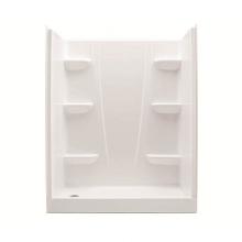 Swan VP6030CSL.010 - VP6030CSL/R 60 x 30 Solid Surface Alcove Left Hand Drain Four Piece Shower in White