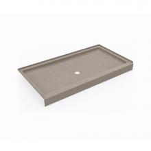Swan SF03260MD.218 - SS-3260 32 x 60 Swanstone® Alcove Shower Pan with Center Drain Limestone