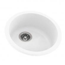 Swan US00018RB.130 - USRB-18 Swanstone® Undermount Round Bowl Sink in Ice