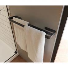 Swan TBD10045087.340 - Odile Suite 24 in. Double Towel Bar in Matte Black