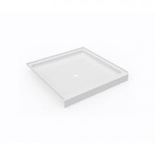 Swan SF04242MD.010 - SS-4242 42 x 42 Swanstone® Alcove Shower Pan with Center Drain in White