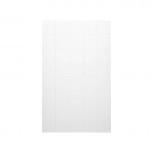 Swan SSSQ369601.010 - SSSQ-3696-1 36 x 96 Swanstone® Square Tile Glue up Bath Single Wall Panel in White