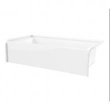 Swan VP6030CTMINR.010 - VP6030CTMINL/R 60 x 30 Solid Surface Bathtub with Right Hand Drain in White