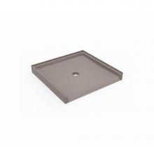 Swan SF03738MD.212 - STS-3738 37 x 38 Swanstone® Alcove Shower Pan with Center Drain Clay