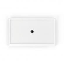Swan FF03660MD.010 - R-3660 36 x 60 Veritek Alcove Shower Pan with Center Drain in White