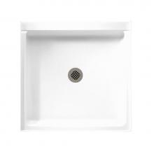 Swan FF03636MD.010 - R-3636 36 x 36 Veritek Alcove Shower Pan with Center Drain in White