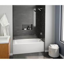 Swan VP6032CTMML.010 - VP6032CTMML/R 60 x 32 Veritek™ Pro Bathtub with Left Hand Drain in White