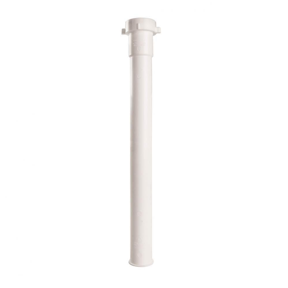 Flanged Tailpiece X Slip Joint White 1-1/2 X 16 W/Soft Washer 1/Bg