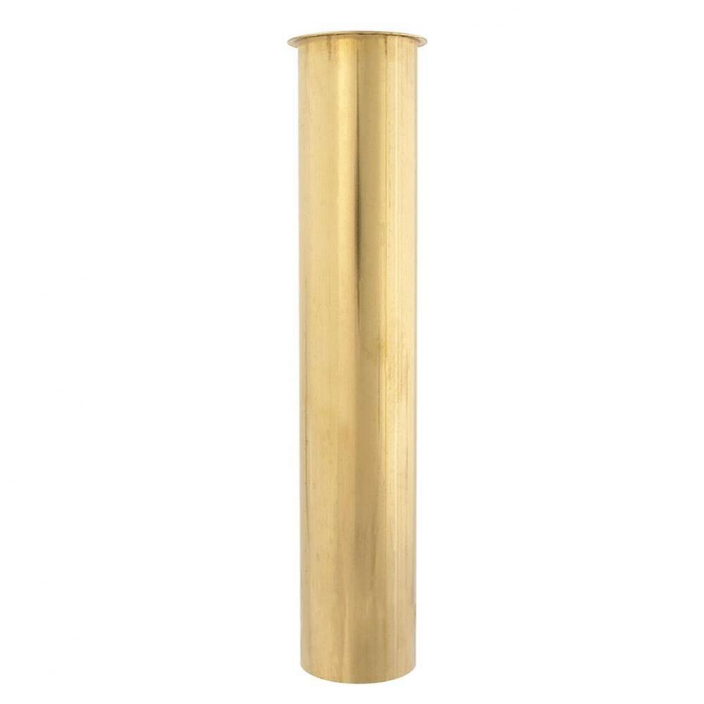 Tailpiece Flanged 1-1/2 X 8 Rough Brass 17Ga