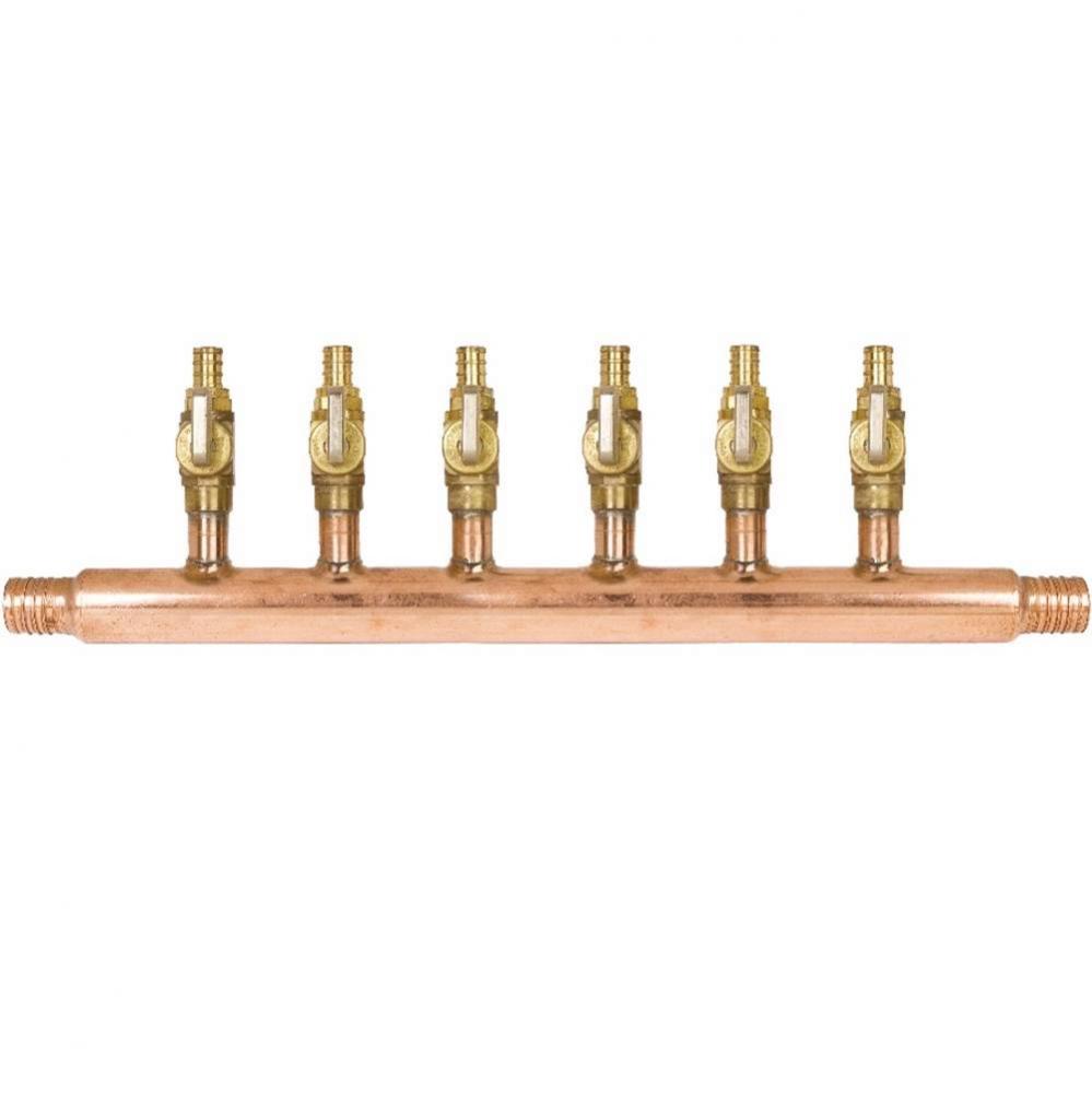 Manifold 6Prt 3/4Px X 3/4Px Px Bvlv