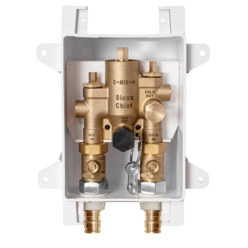 Thermostatic Mixing Valve W/F1960 Connection Rough-In