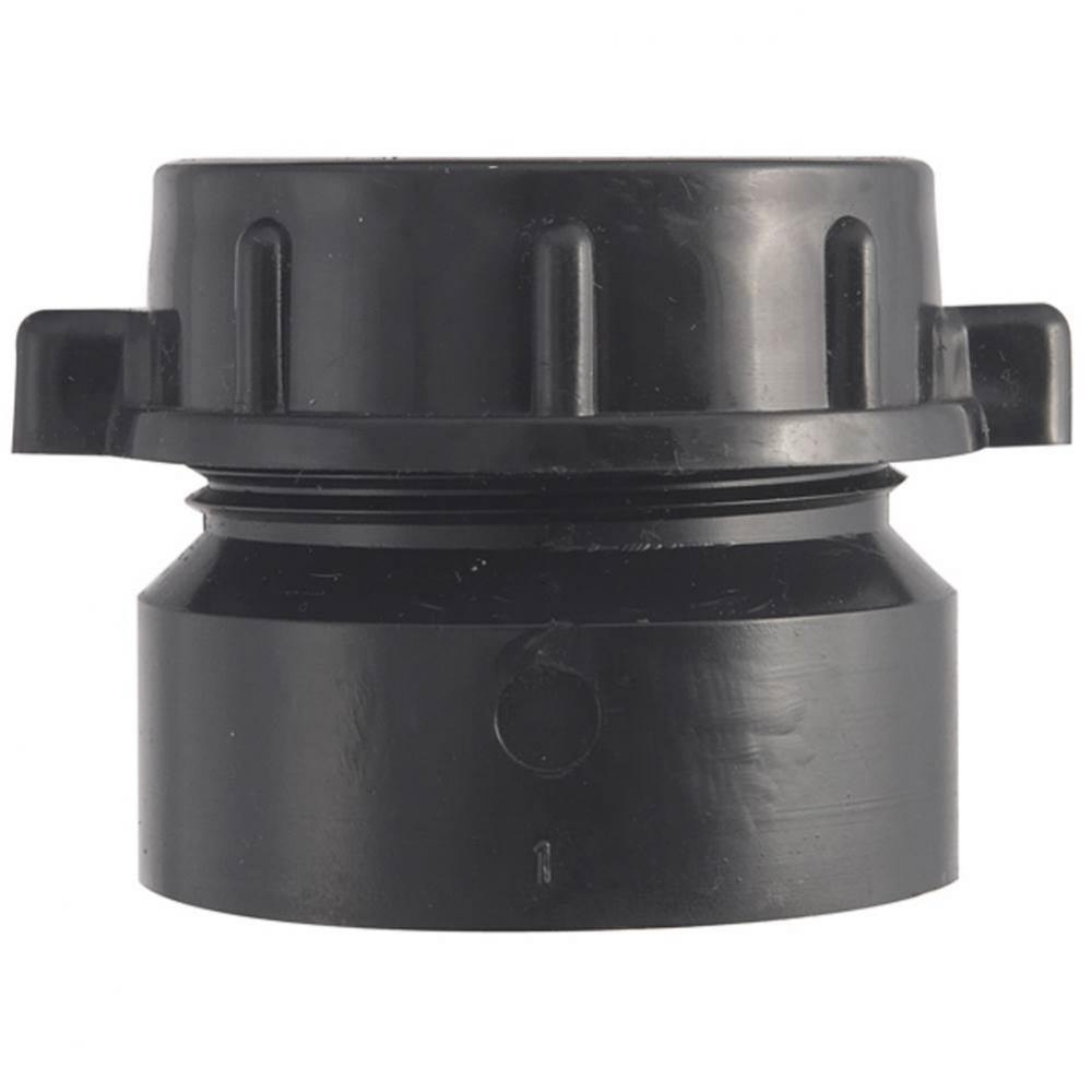 Trap Adapter W/Nut And Washer Abs 1 1/2 1/Bg