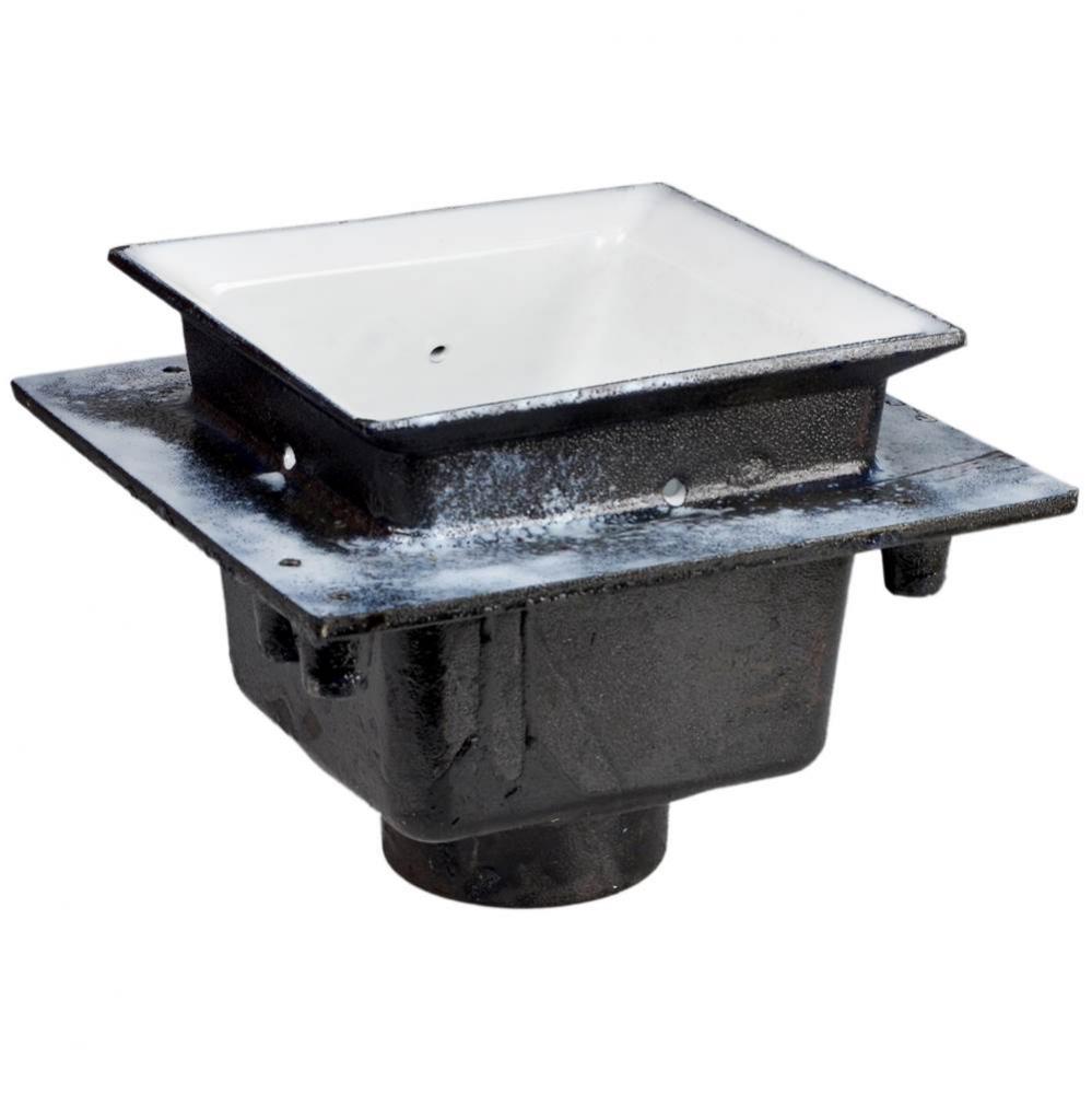 Floor Sink Are Sq 8X8X6 2Nh Flanged