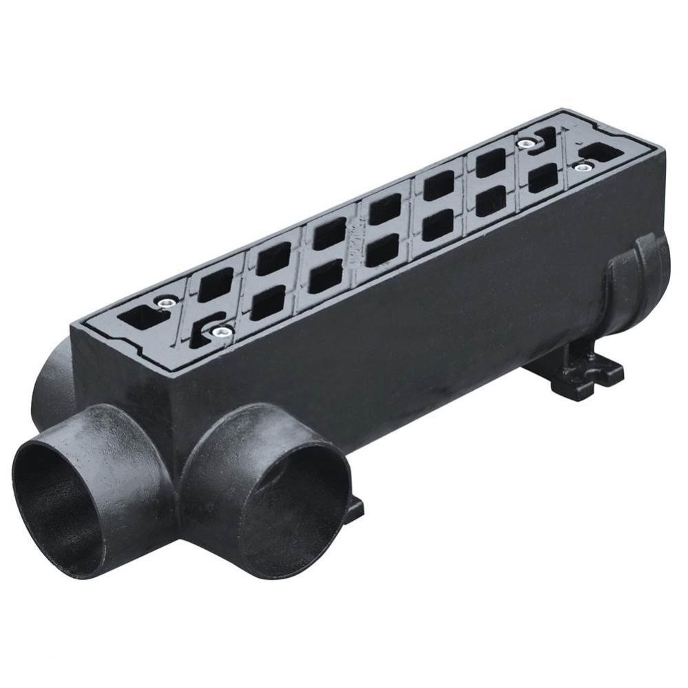 Hydroblock 100 1/2M Left/Right/End Out - Remv Grate