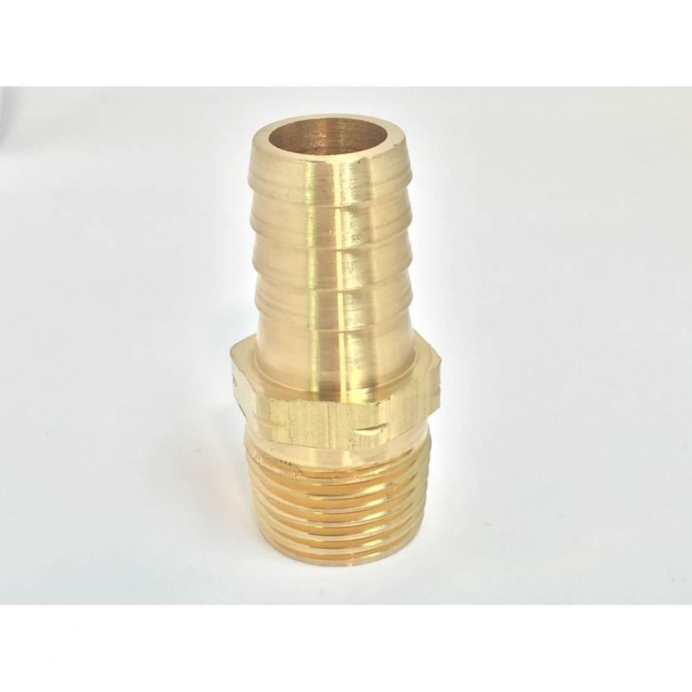 0122016 - Adapter 3/4 Barb X 1/2 Mip Brass Nl 1/Bg